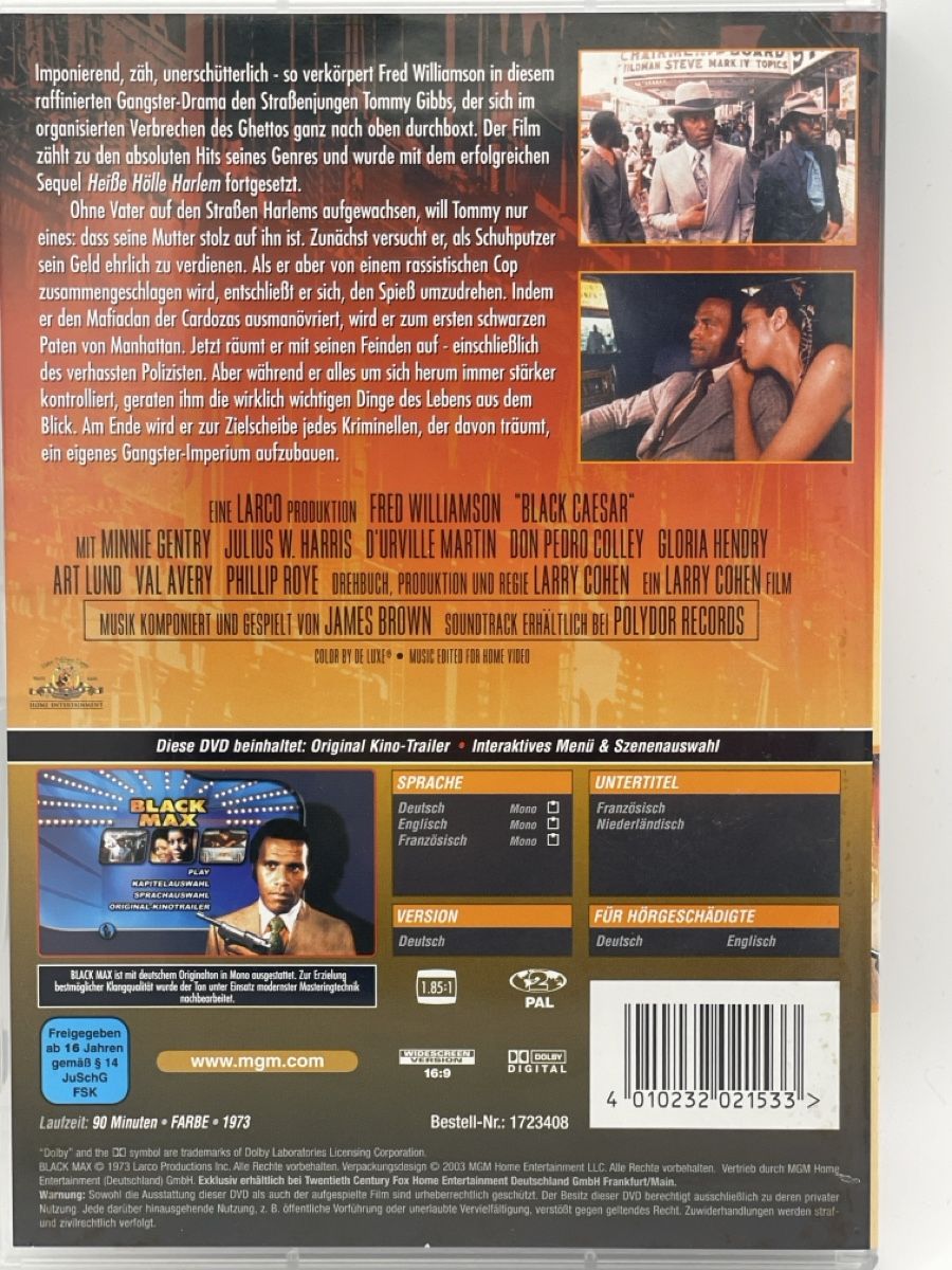 Tutti i DVDs: Black Max (1973) – Usato da Waldenburg venduto da Mimily33 1