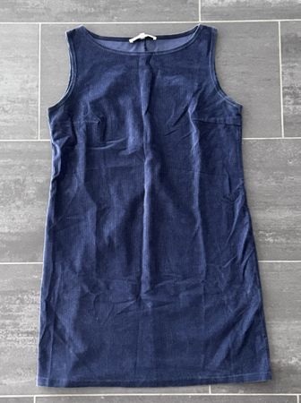 Kleid The Swiss Label Cord Dunkelblau Groesse 40 neu