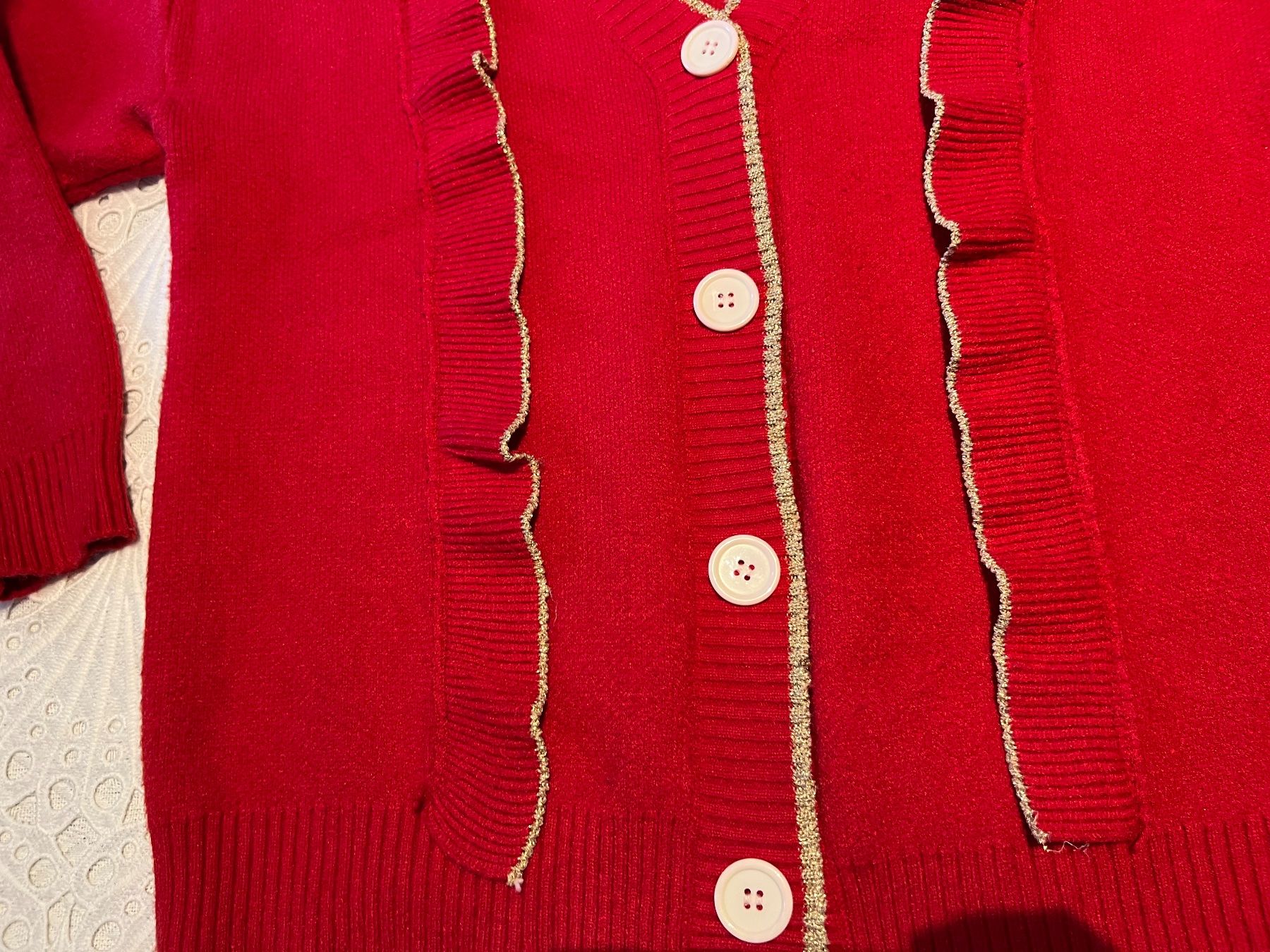 Giacche: Frühling Herbst Damen Strickjacke Rot Gr M – Usato da Frenkendorf venduto da Style365 7