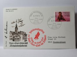 Segelflugbrief , Jubiläumssegelflug  Olten 1976