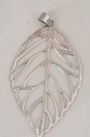 Silber 925 Anhänger – Blatt