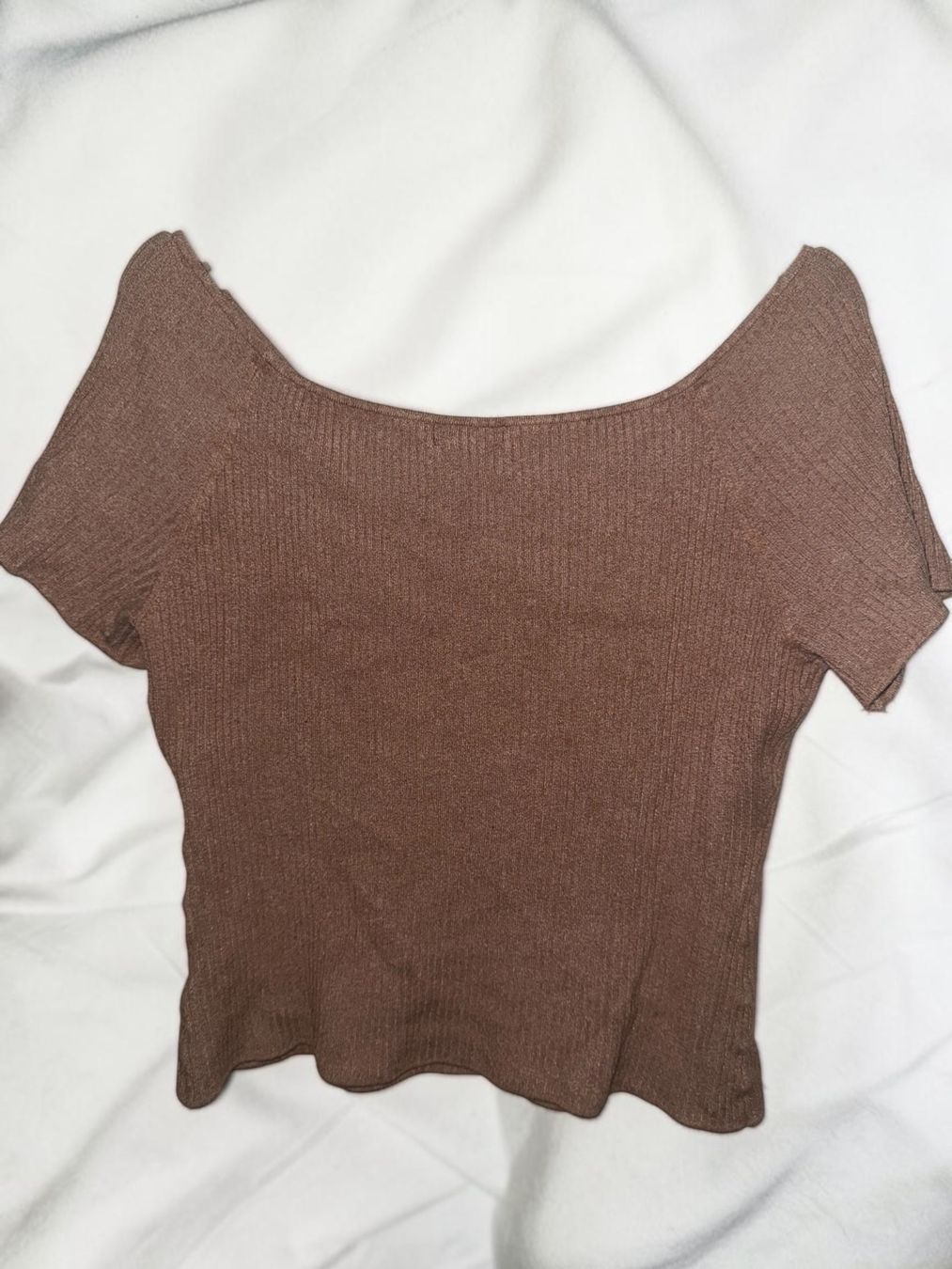 H&M T-shirt: H&M Ribbed Shirt Gr. XL – Usato da Bern venduto da MissionAusmisten 1