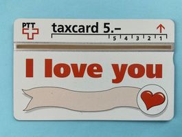 Taxcard I love you ungebraucht 503L