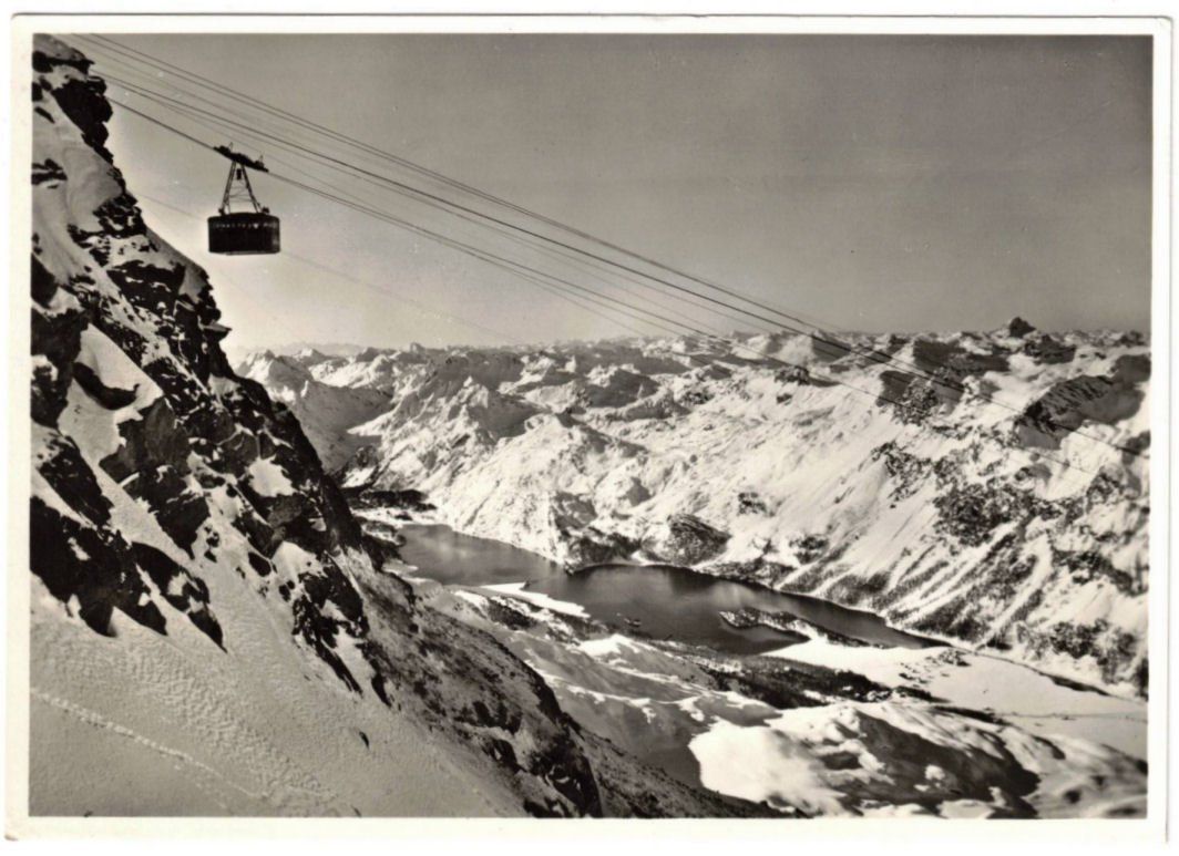Ansichtskarten: Silvaplana - Luftseilbahn Corvatsch – Gebraucht aus Binningen von Mountainrider