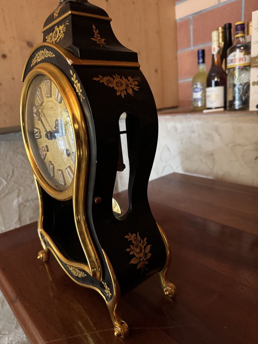 Orologi da terra & Orologi da parete: Pendule Le Castel schwarz goldfarben – Difettoso da St.Gallen venduto da davidmarceljud 5