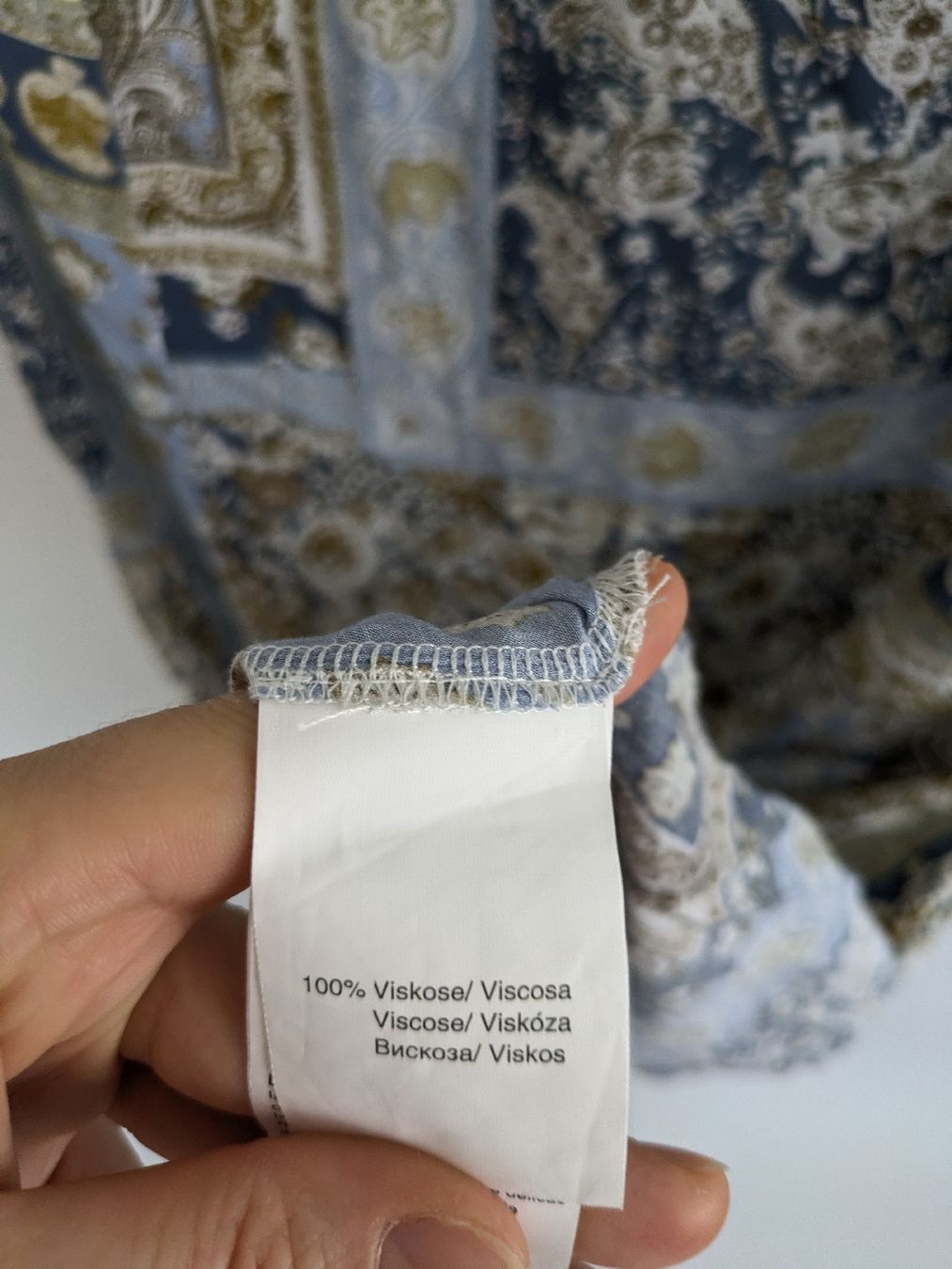 Vestiti: Sommerliches Viscose Kleid im Patchwork Style, Gr. 40 – Usato da Rorschach venduto da olg_5qq2 3
