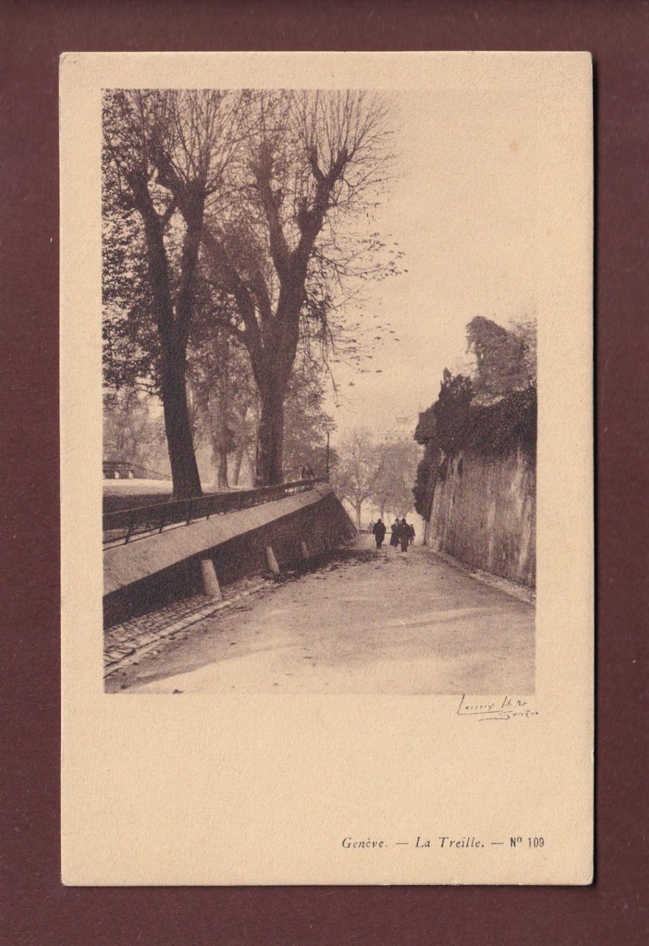 Cartoline postali: GENEVE - La Treille – Usato da Pully venduto da nicecards