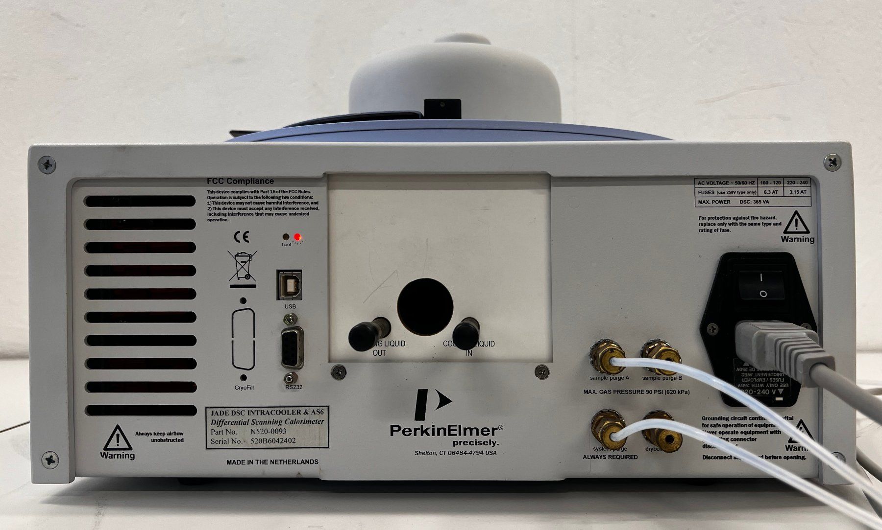 Accessori da laboratorio: Perkin Elmer Jade DSC Differential Scanning Calorimeter – Usato da Niederdorf venduto da LeptonAG_Labor 4
