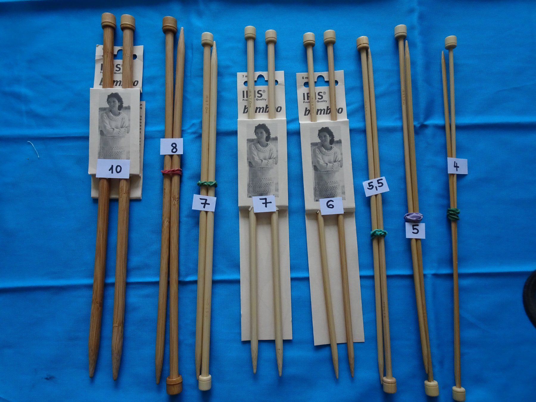 Ferri: BAMBUS Stricknadeln 9 Sets = total 18 Stricknadeln – Nuovo (secondo la descrizione) da Berikon venduto da Ponderoso 4