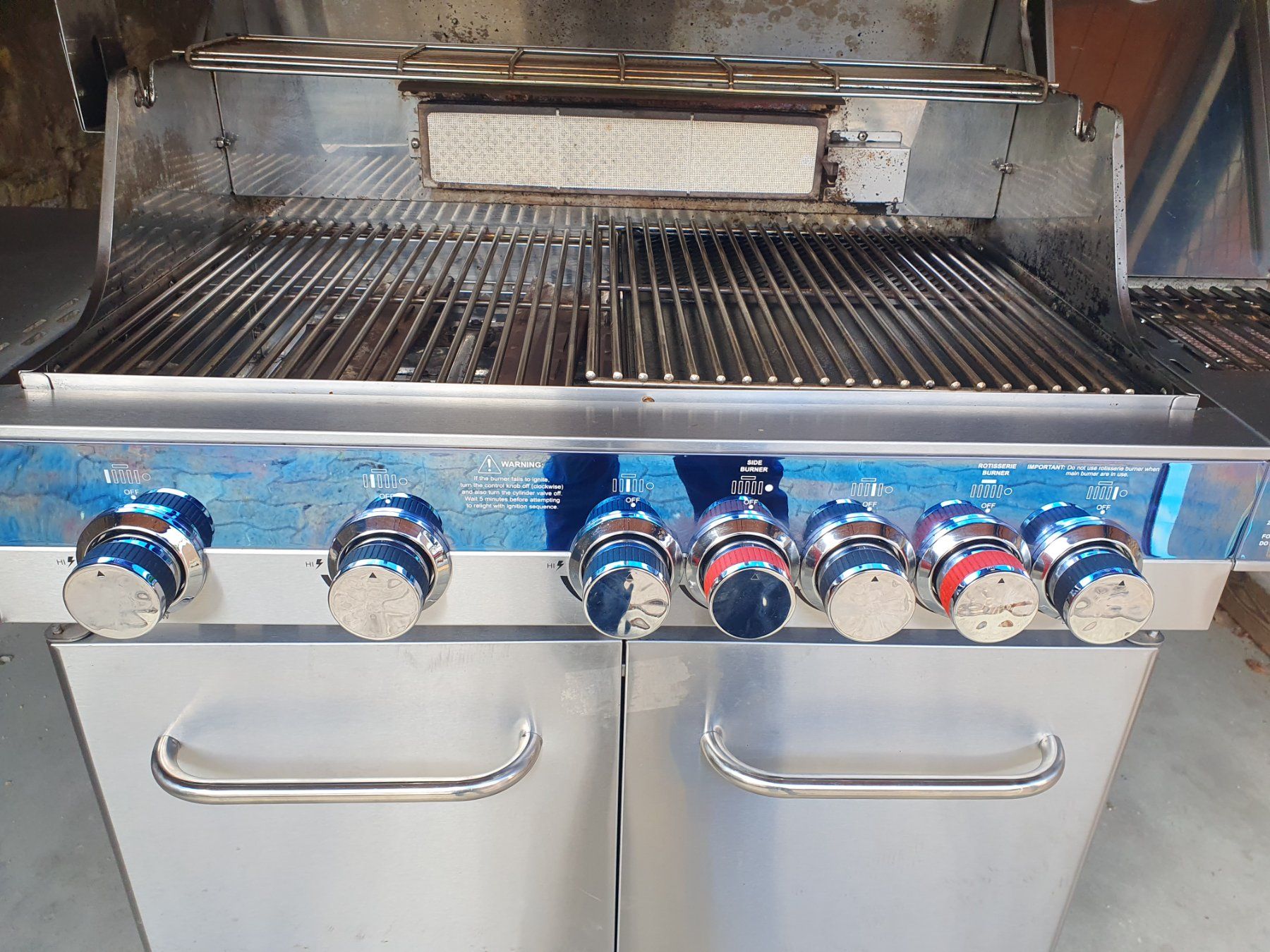 Ohmex Griglie: Ohmex Gasgrill 6 Brenner Edelstahl – Usato da Schupfart venduto da Tuefeli74 2