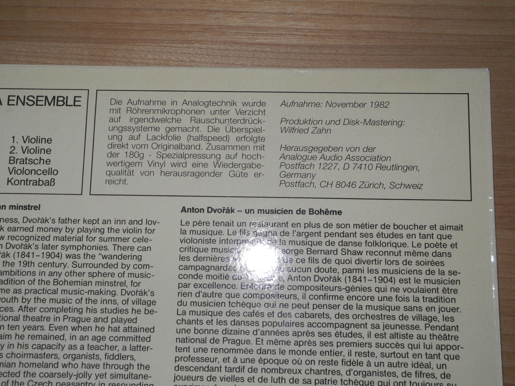 Dischi in vinile: DVORK: STREICHQUINTETT - PHILHARM. ENSEMBLE -EDITION PHÖNIX – Nuovo (secondo la descrizione) da Fahrwangen venduto da Swirl2 2