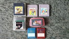 NINTENDO GAMEBOY SPIELE - MEMORY CARD