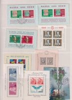 6 Scans Restposten mit Blocks und Einheiten / Doubletten !