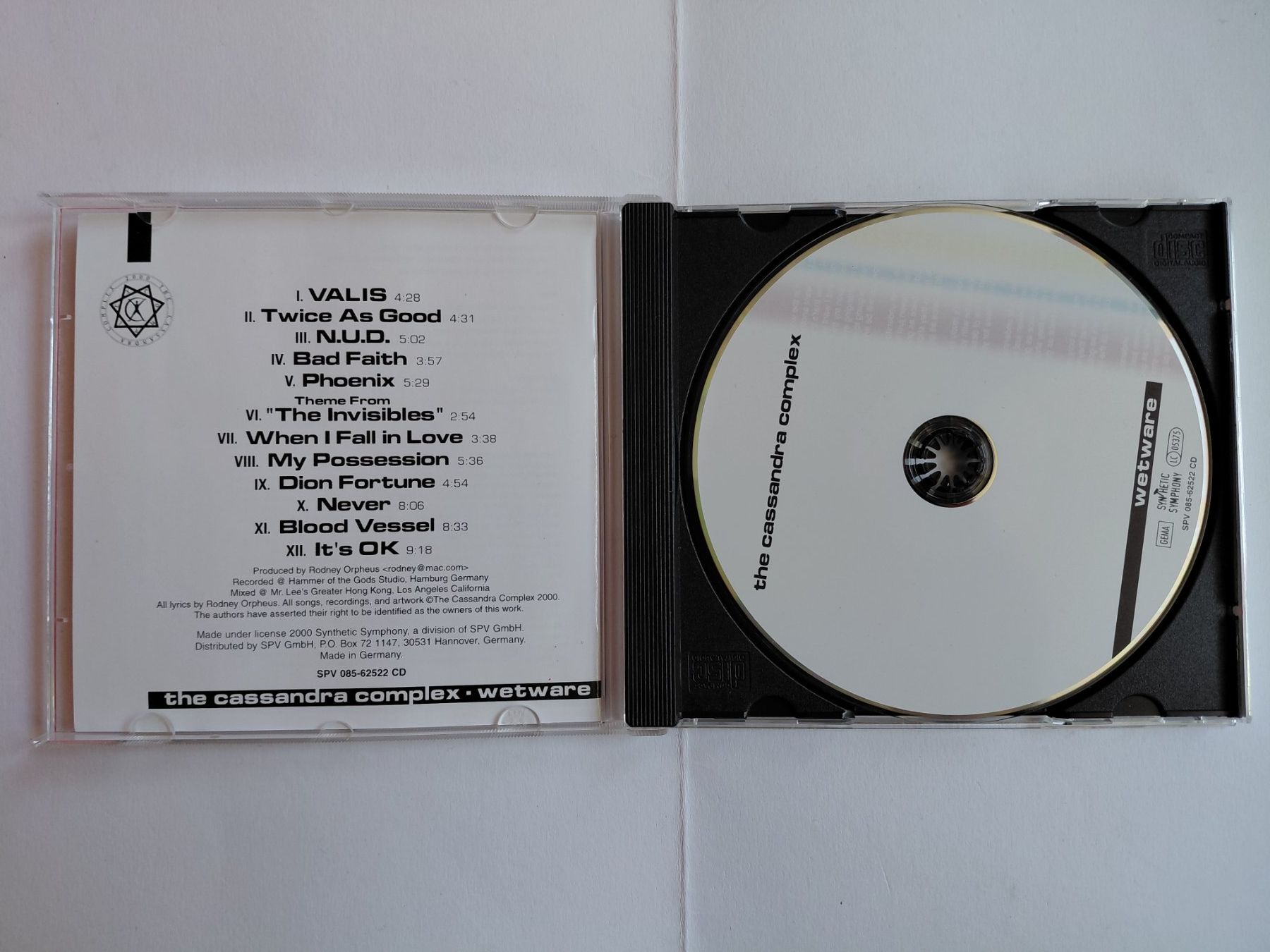 CD: THE CASSANDRA COMPLEX – Usato da Denges venduto da Hellboy10 2