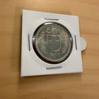 Schweizer Silbermünze 5 Franken 1967