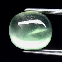 Vrai 4.47ct Natur Prehnit grün aus Afrika Edelstein