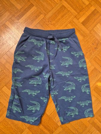 Shorts blau mit Krokodilen, Gr. 134