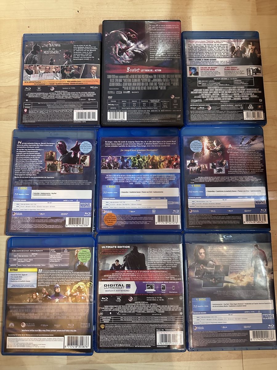 Tutti i DVDs: Marvel & DC Filme Paket Bluray – Usato da Othmarsingen venduto da Crallthene98 1