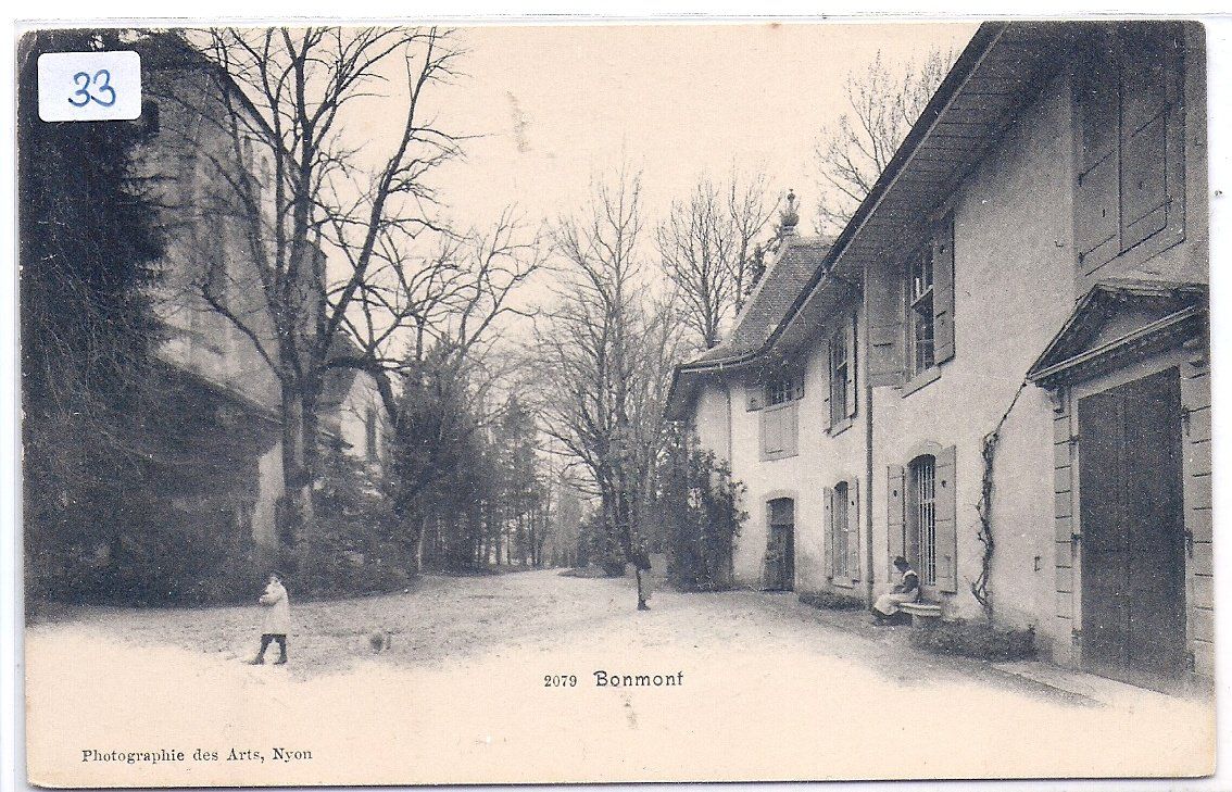 Cartoline postali: BONMONT, une rue – Usato da Les Verrières venduto da Scampi0