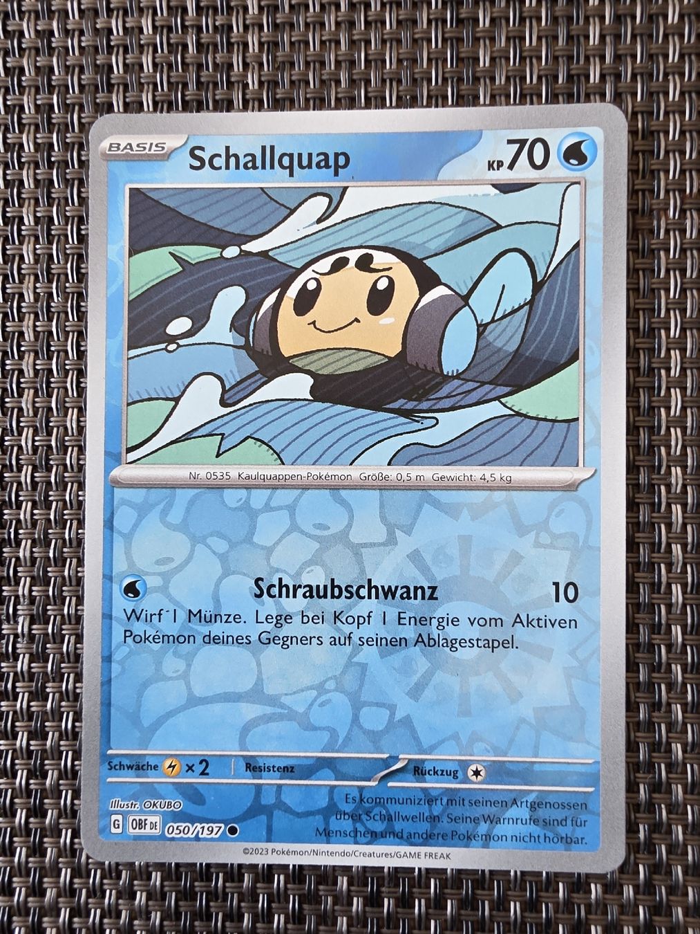 Pokémon Carte collezionabili: Pokemon Karte Schallquap  – Usato da Alberswil venduto da mario889