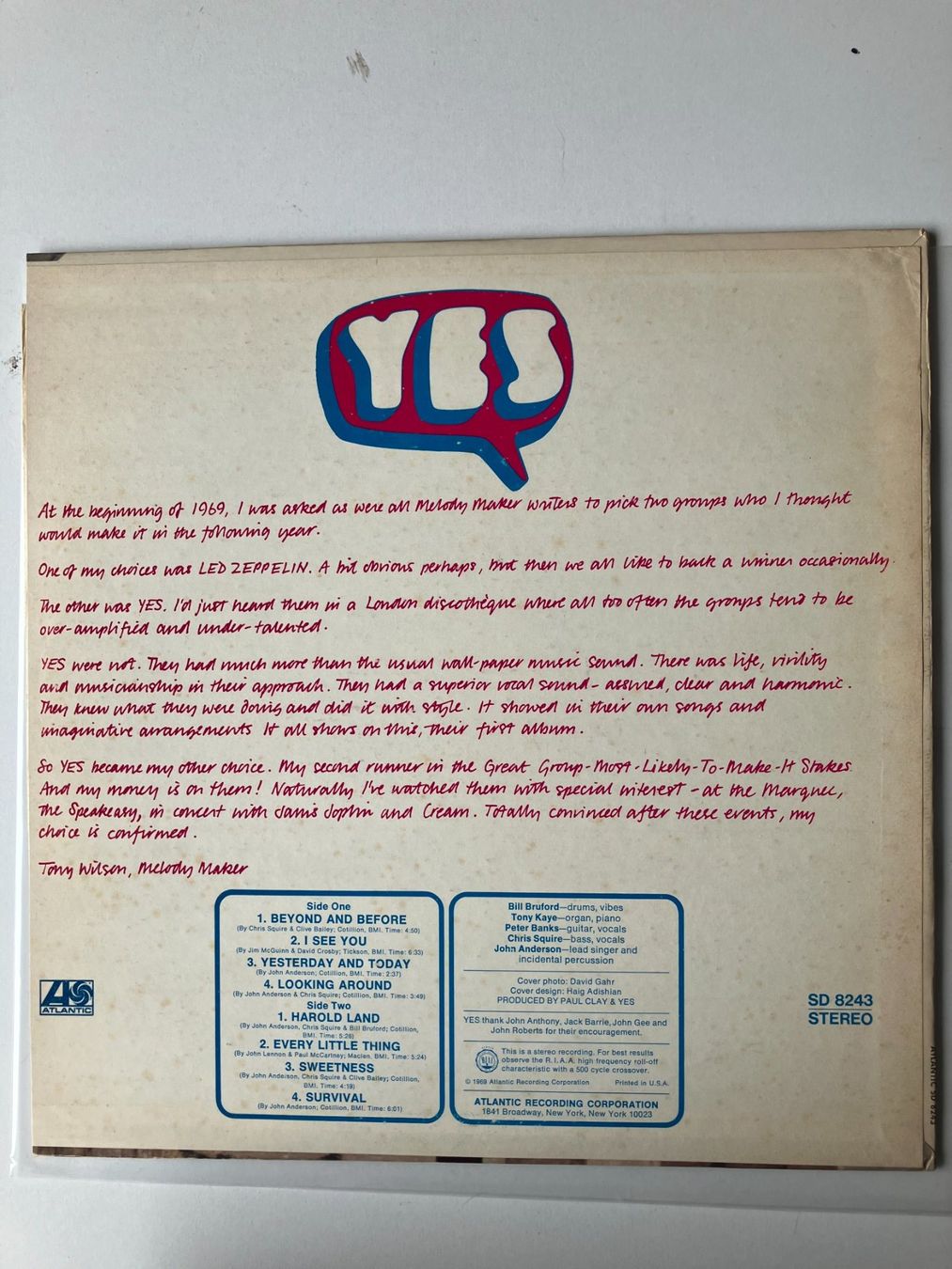 Schallplatten: Yes – Gebraucht aus Aarwangen von Jukebox3 2
