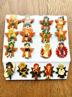 Sailor Moon Pin-Set  17 Vintage Metallpins
