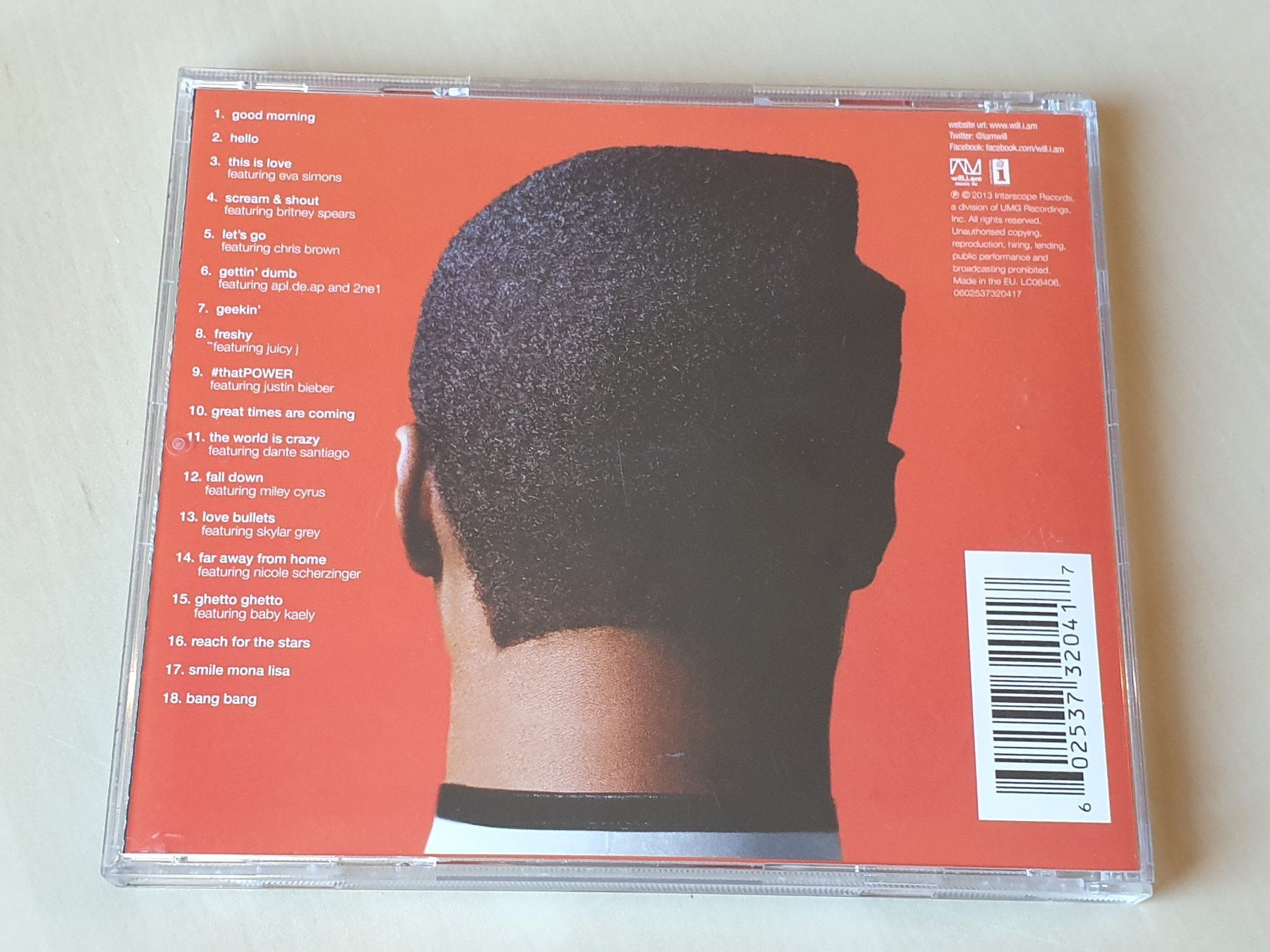 CD: Wili.i.am Willpower – Usato da Stansstad venduto da collectorsshop 1