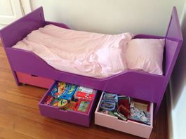 Chambre enfant BOPITA (lit, commode et bibliothèque)