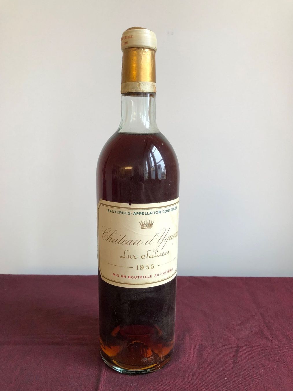 Yquem Wein: Château d'Yquem 1955 75cl – Neu (gemäss Beschreibung) aus Wolfertswil von Schorsch3