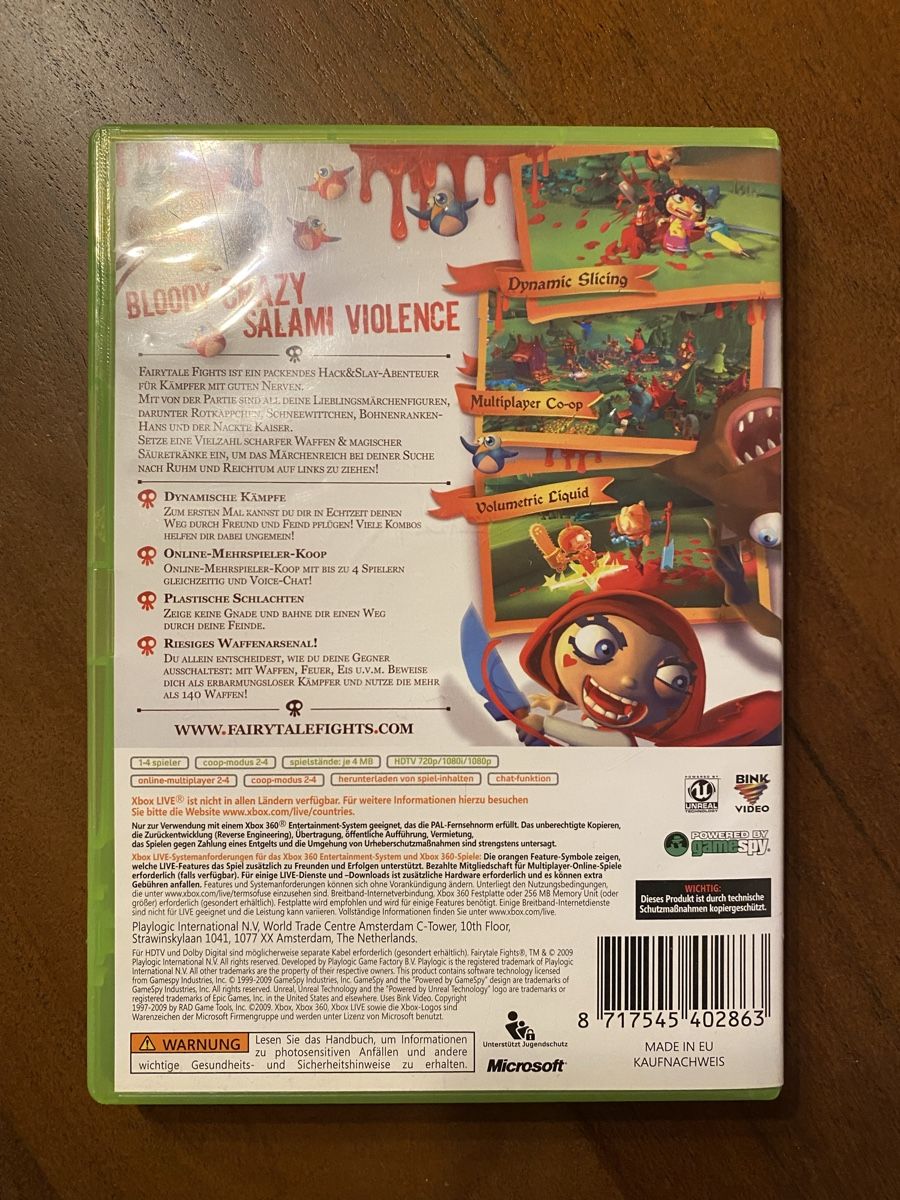 Microsoft Giochi: Fairytale Fights für Xbox 360 – Usato da Thunstetten venduto da Virus_33 2