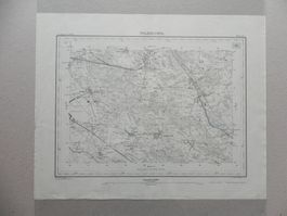 Ungefaltet Landkarte Volketswil ZH 1932 Illnau Effretikon ua