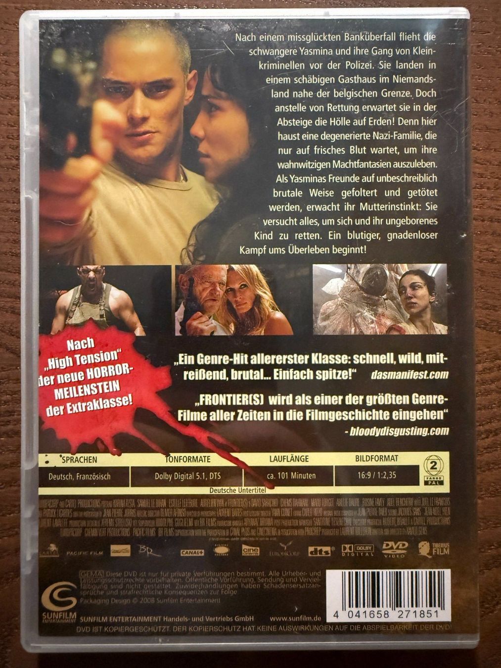 Tutti i DVDs: Frontier(s) - Kennst du deine Schmerzgrenze – Usato da Zürich venduto da FilmFreunde 1