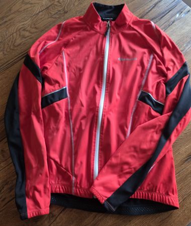 Gonso Fahrradjacke / Trikot langarm–Rot/Schwarz