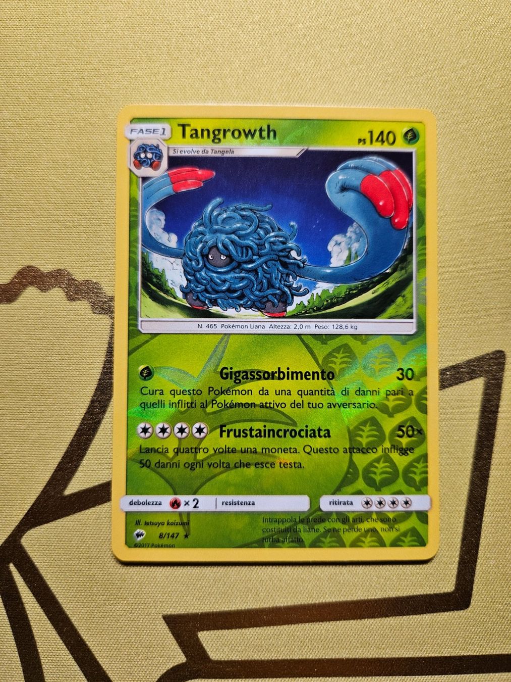 Pokémon Carte collezionabili: Burning Shadows - Tangrowth – Usato da Bellinzona venduto da Pokemarco