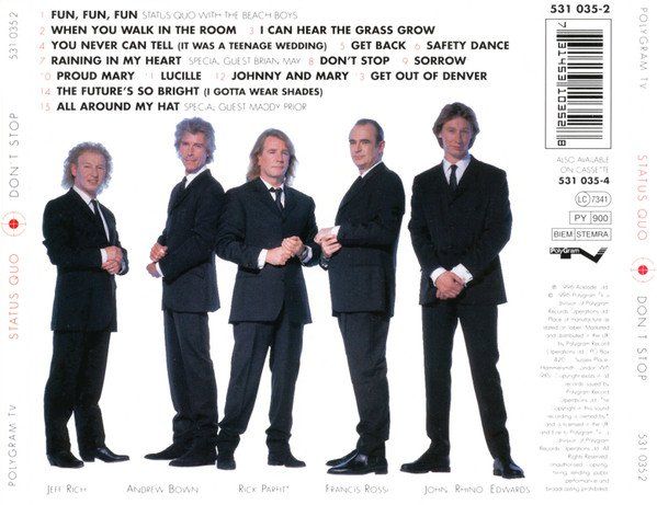 CD: CD Status Quo - Don't stop (1996) – Usato da Möriken AG venduto da mineralia 1