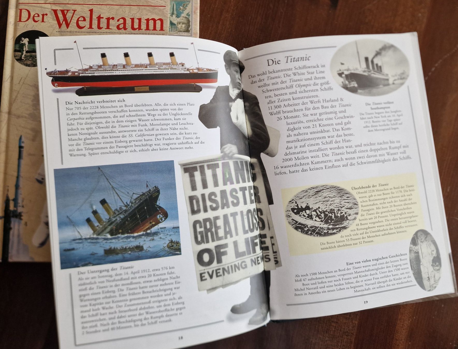 Libri: Der Weltraum   &   Schiffswracks – Usato da Röthenbach i. E. venduto da Heureka5 2