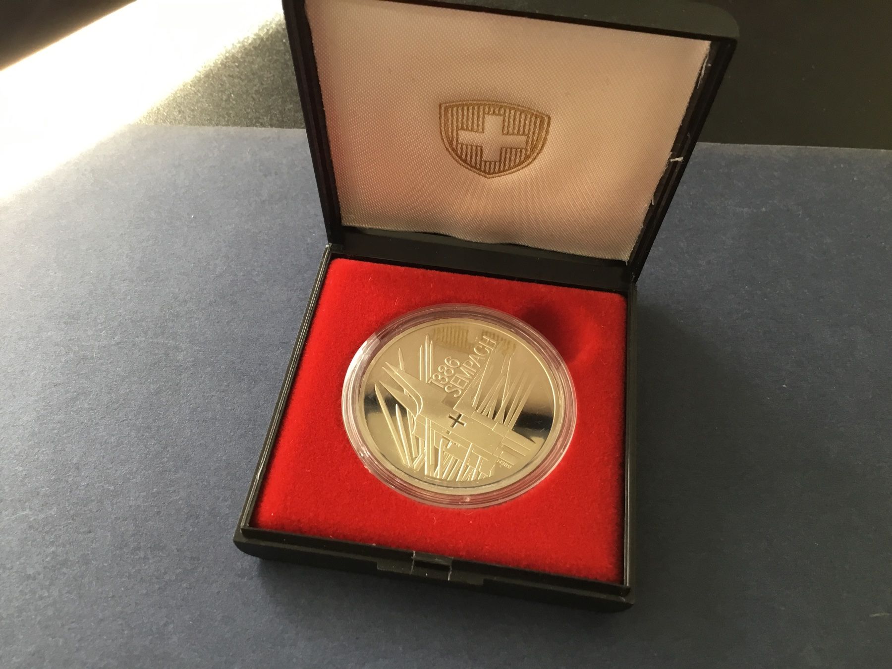 Tutti le monete: 5 Franken Sempach 1986 Polierte Platte – Nuovo e nell'imballaggio originale da St. Margrethen SG venduto da alfapeugeot10 2