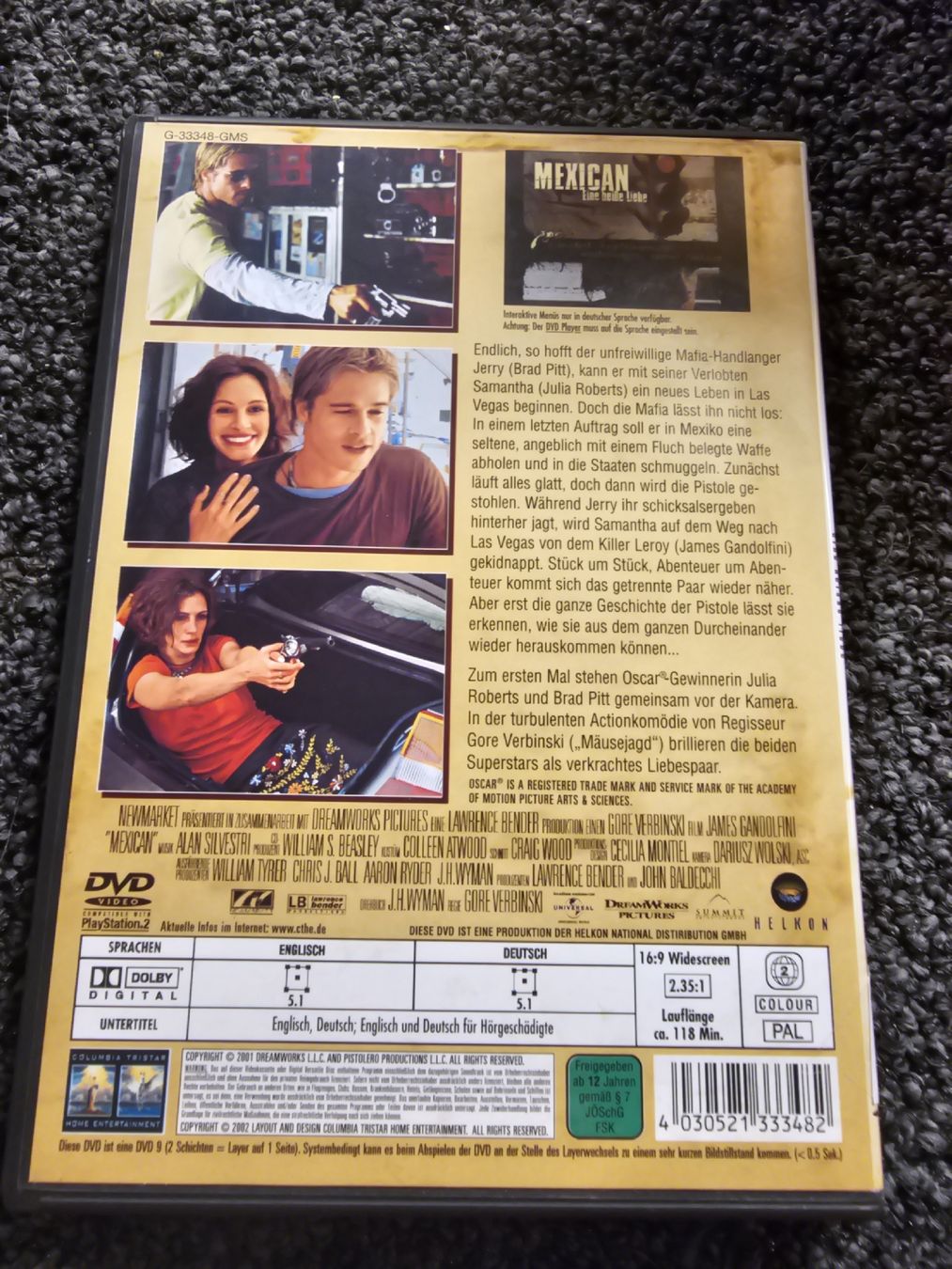 Tutti i DVDs: DVD "Mexican - Eine heisse Liebe" (21354) – Usato da Ruswil venduto da jan_bxl5 1