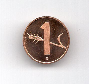 Tutti le monete: (576) Schweiz, 1 Rappen 2006, top stgl – Usato da Rüthi (Rheintal) venduto da erdnuessli1