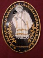 Heiligenbild - Klosterarbeit - antik