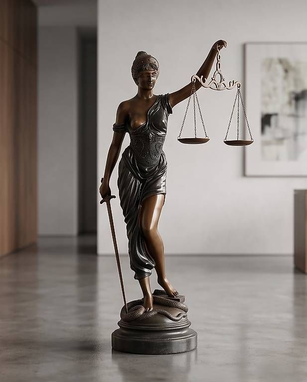 Sculptures & Statues: Bronze Statue / Justicia – D'occasion à Biglen par adrian017 2