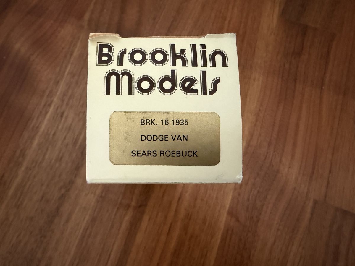 Brooklin Modellini d'auto: Brooklyn Models Dodge Van Sears, BRK.16, 1935, 1:43 – Usato da Jona venduto da vallu_94 3