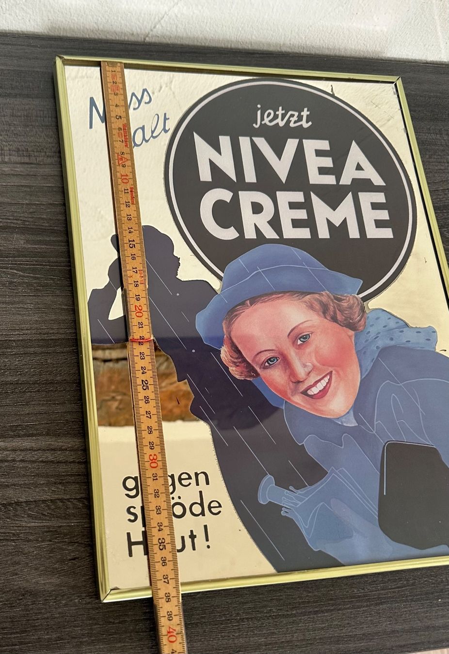 Specchi: Vintage Werbespiegel NIVEA CREME – Usato da Zürich venduto da brazerola 6