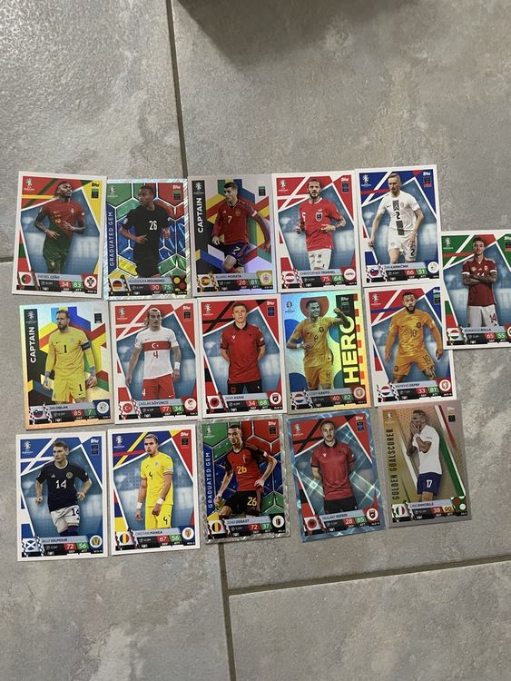 Topps Carte collezionabili: Match Attax EURO 2024 16 Karten Top Zustand – Nuovo (secondo la descrizione) da Wängi venduto da hulk1971