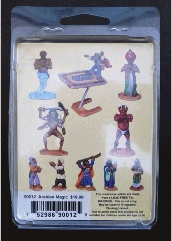 Statuette: LOT 3 BOXES LEAD MINIATURE HAREM ARABIAN KNIGHTS & MAGIC – Nuovo e nell'imballaggio originale da Lugano venduto da YouWantUS 4