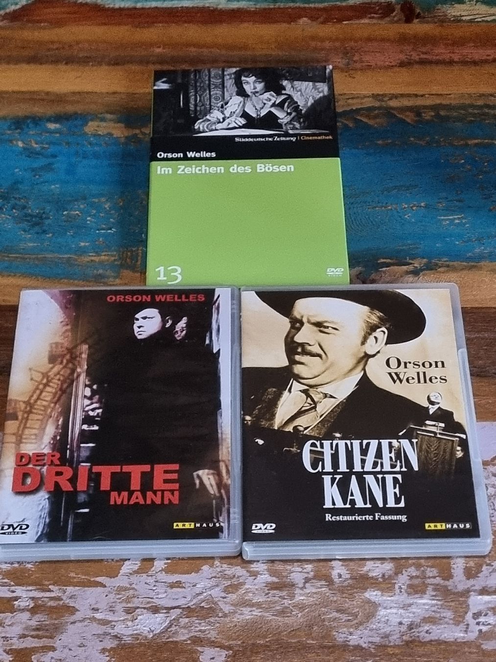 Tutti i DVDs: Orson Welles Sammlung, 3 DVDs Klassiker – Usato da Winterthur venduto da Belzarek