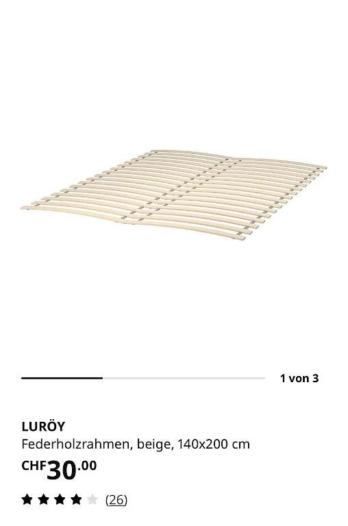 Ikea Letti: Bett 140 x 200 einfach Ikea – Usato da Dicken venduto da Minalinda13 1