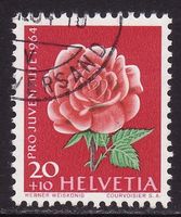 Pro Juventute SBK-Nr. 207 (Rose 1964) gestempelt