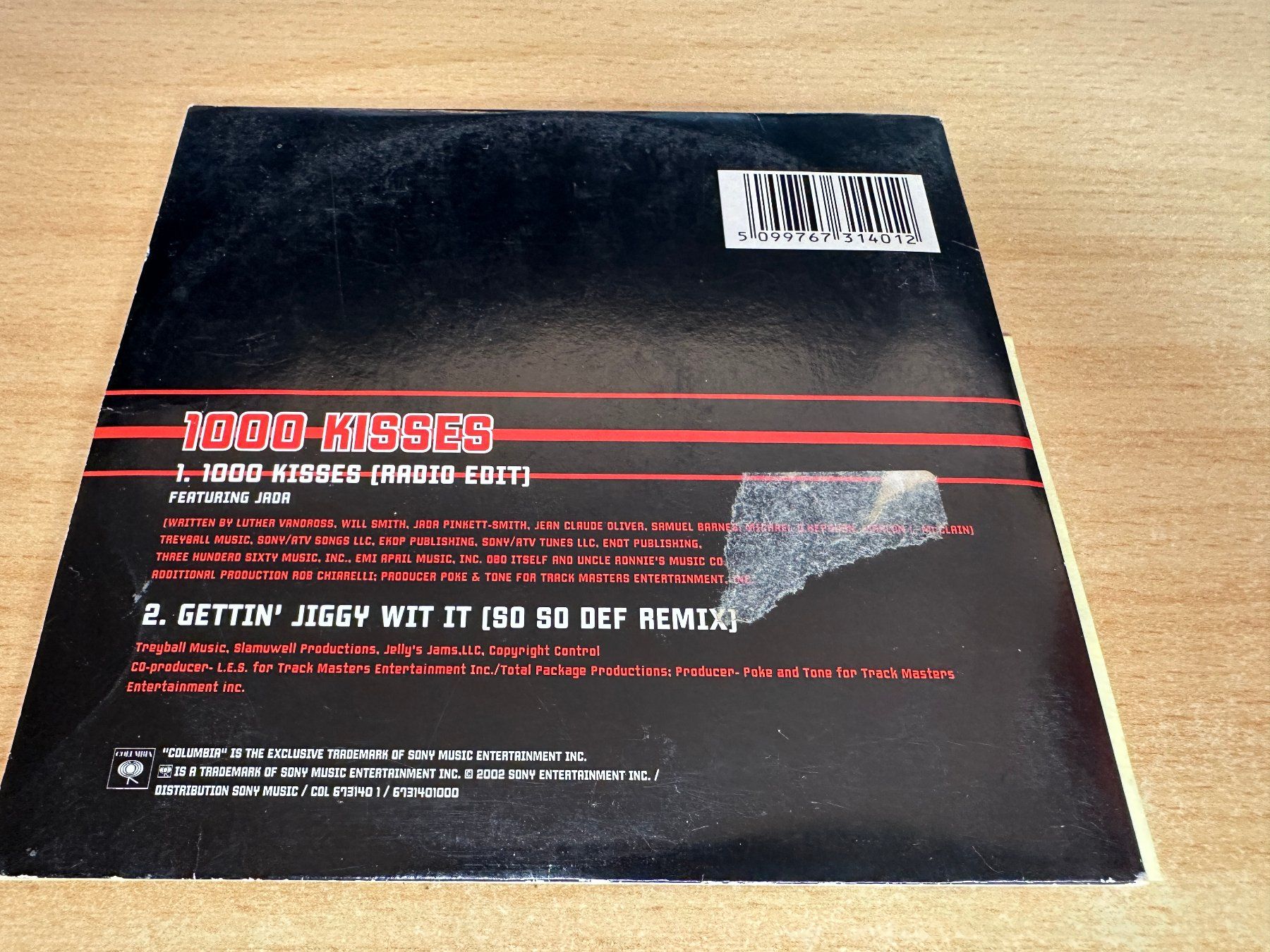 CD: Will Smith – 1000 Kisses - Single CD – Usato da Rikon im Tösstal venduto da Alpenmutz 1