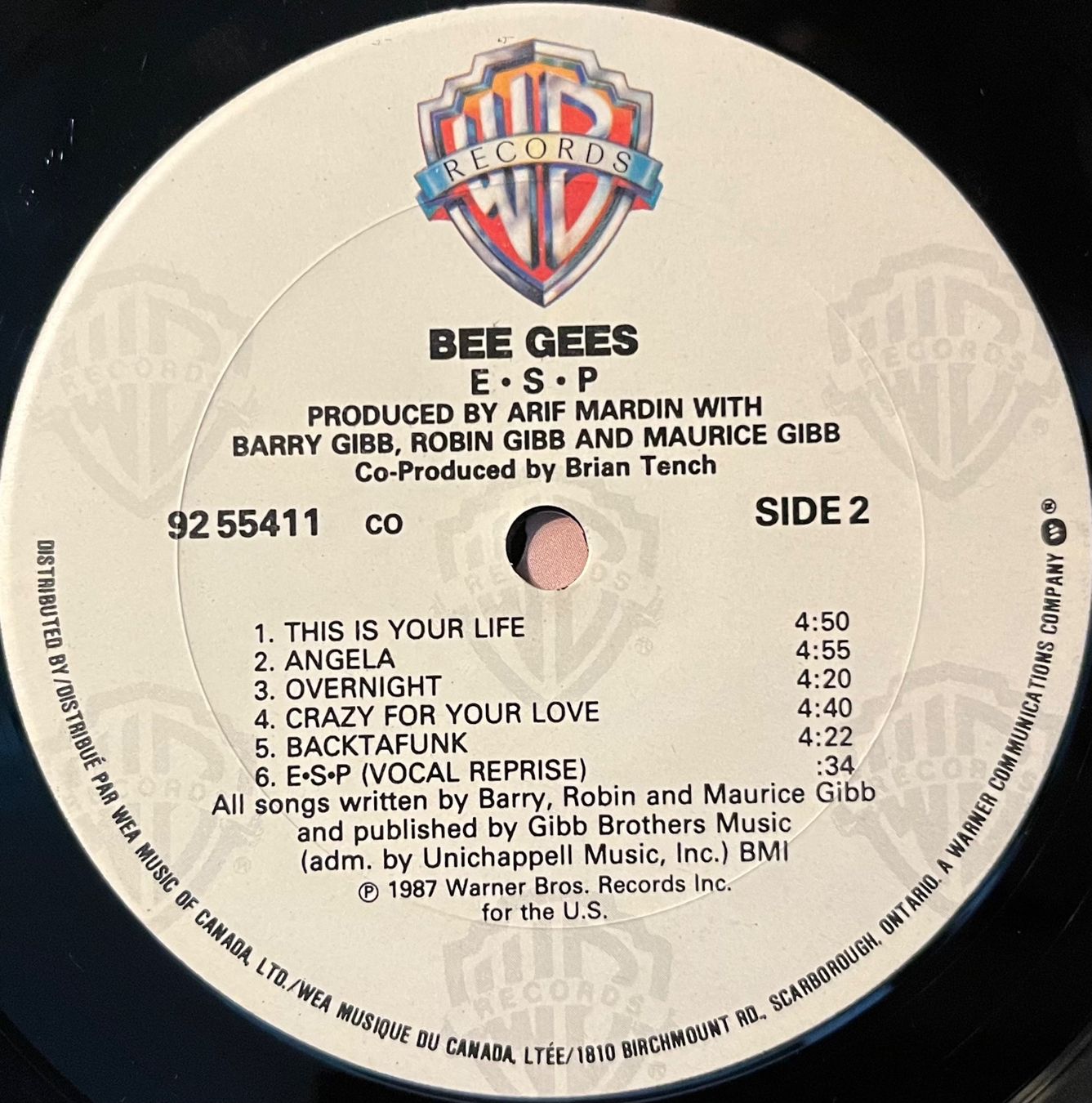 Dischi in vinile: BEE GEES - E-S-P - 33 Tours – Usato da Bussigny venduto da vinyl-pas-cher 3